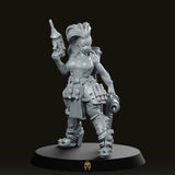 Female Chem Specialist Miniature - We Print Miniatures -Across The Realms