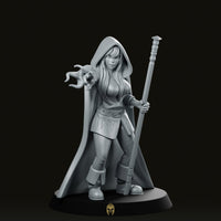 Female Mage Sorceress Miniature