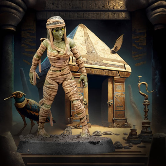 Female Mummy 1 Miniature - We Print Miniatures -RN Estudio