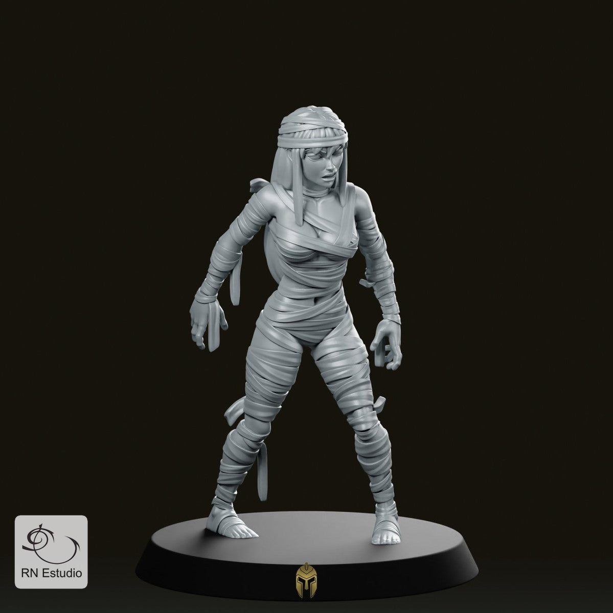 Female Mummy 1 Miniature - We Print Miniatures -RN Estudio