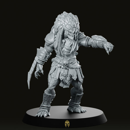 Feral Skull Hunter Elusive Viper Miniature - We Print Miniatures -Papsikels Miniatures