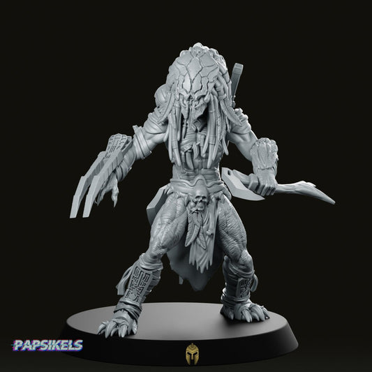 Feral Skull Hunter Stalker Bird Miniature - We Print Miniatures -Papsikels Miniatures