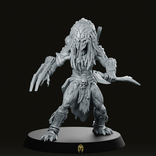 Feral Skull Hunter Stalker Bird Miniature - We Print Miniatures -Papsikels Miniatures