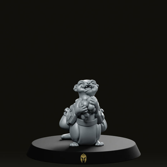 Ferret Farrat Thief B Pet Companion Miniature - We Print Miniatures -CastNPlay