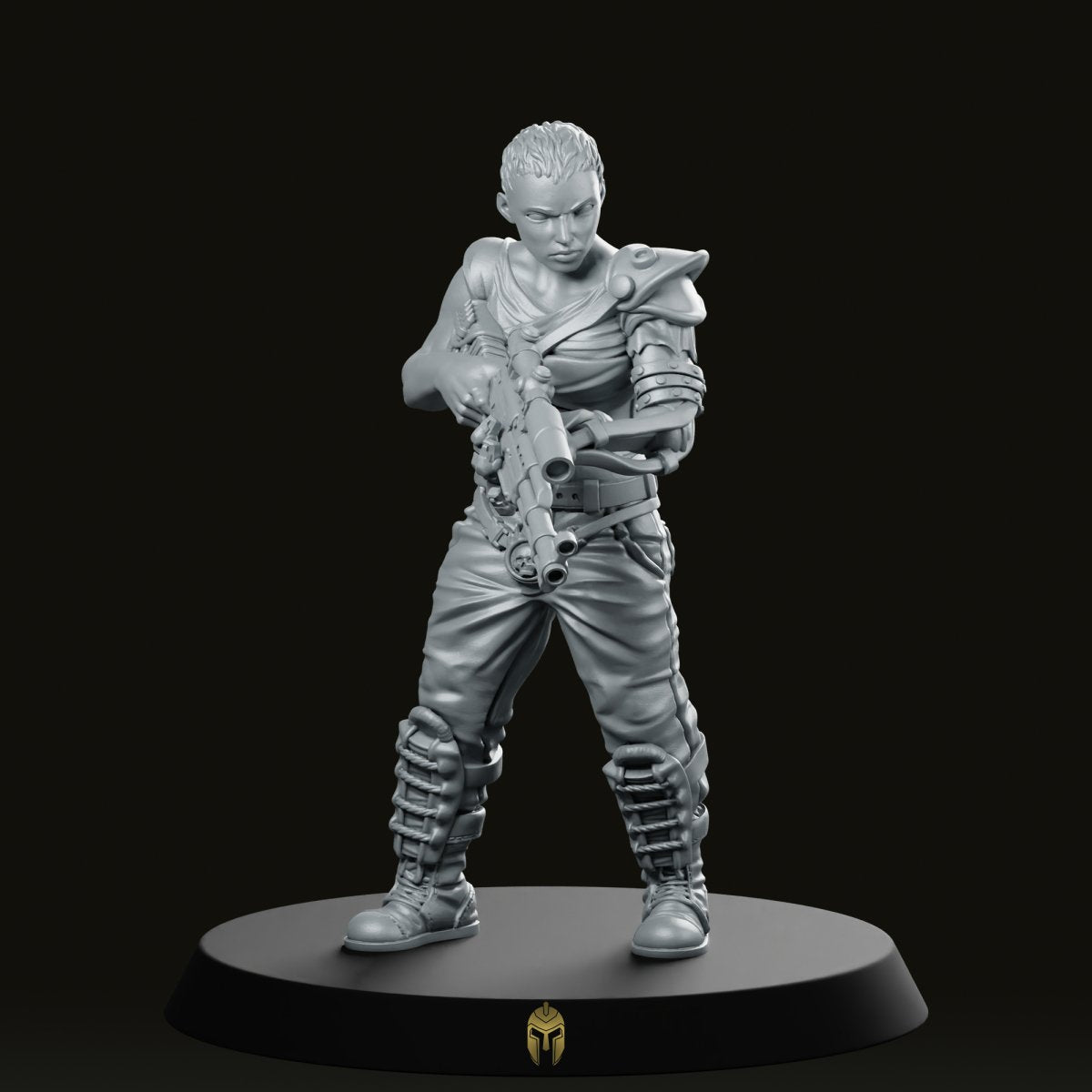 Furious Empress Miniature - We Print Miniatures -Papsikels Miniatures