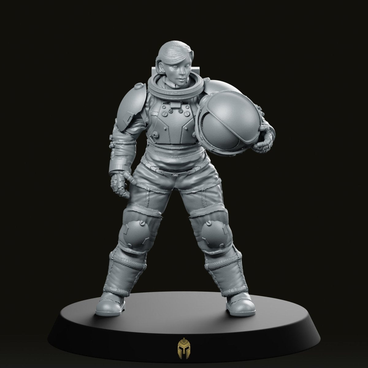 Ghadnive Spacesuits Miniature - We Print Miniatures -Bob Naismith Miniatures