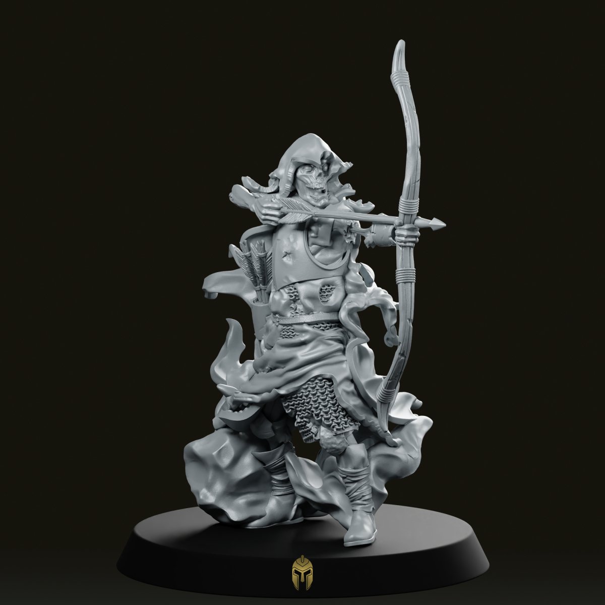 Ghost Archer A Miniature - We Print Miniatures -The Printing Goes Ever On