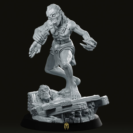 Ghoul 5 Miniature - We Print Miniatures -DungeonDog