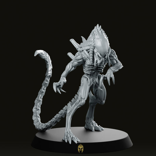 Gigerian Skull Hunter Hybrid C Miniature - We Print Miniatures -Papsikels Miniatures