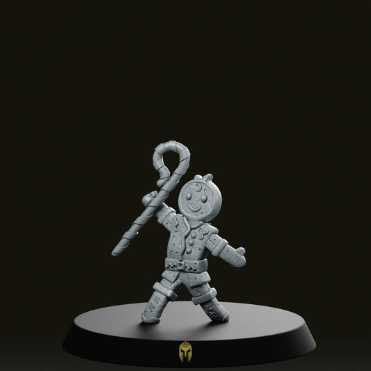 Gingerbread Man Miniature - We Print Miniatures -CastNPlay