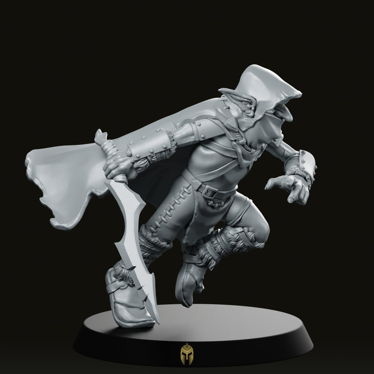 Goblin Assassin Knife Miniature - We Print Miniatures -DungeonDog