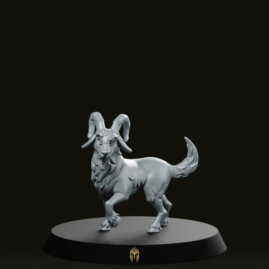 Got Bare B Pet Goat Miniature - We Print Miniatures -CastNPlay