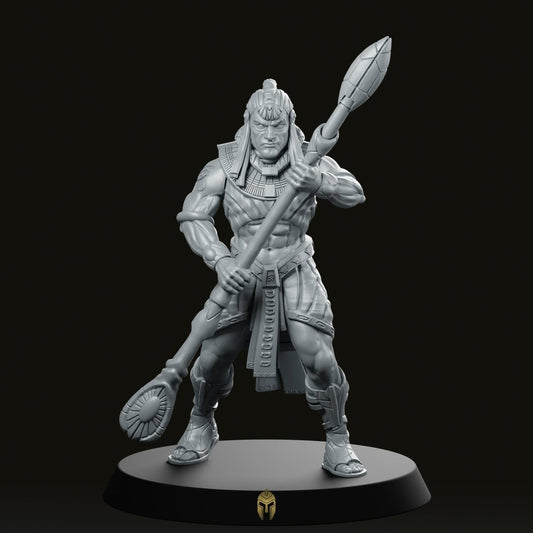 Guldoran Entrance Warrior_B Miniature - We Print Miniatures -Papsikels Miniatures