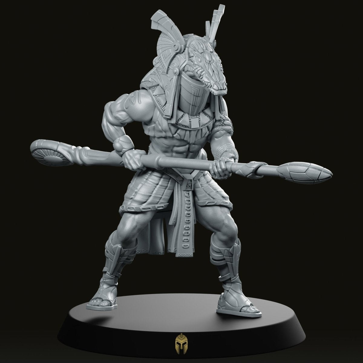 Guldoran Entrance Warrior C Miniature - We Print Miniatures -Papsikels Miniatures