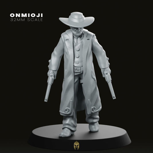 Gunslinger Western Cowboy Walking Miniature - We Print Miniatures -Onmioji