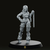 Haelstrom Gang Carla Miniature - We Print Miniatures -Papsikels Miniatures