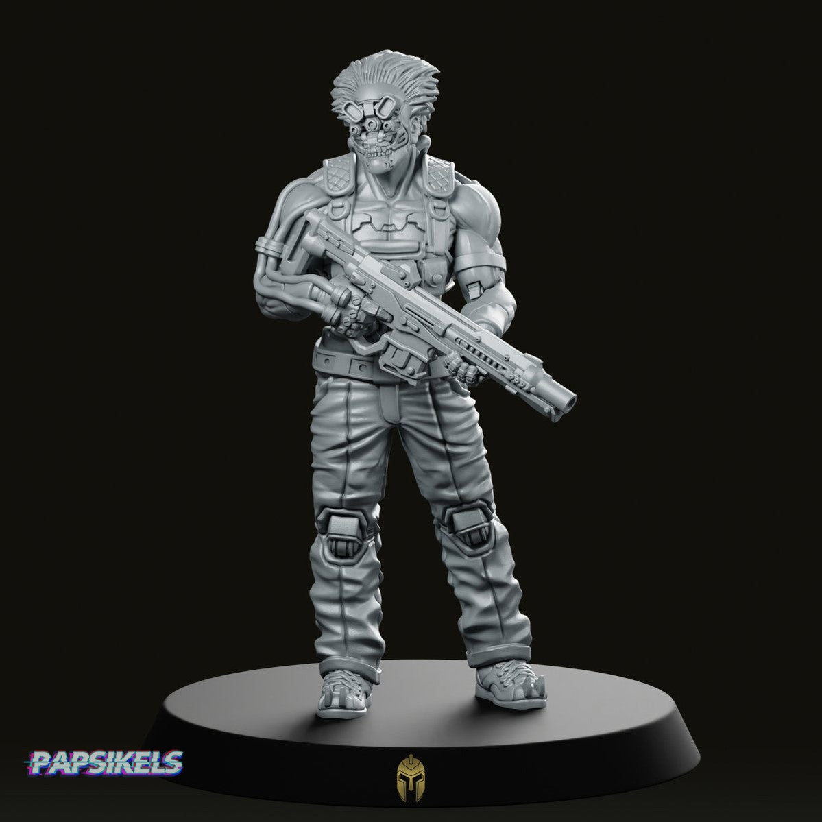 Haelstrom Gang Machismack Miniature - We Print Miniatures -Papsikels Miniatures