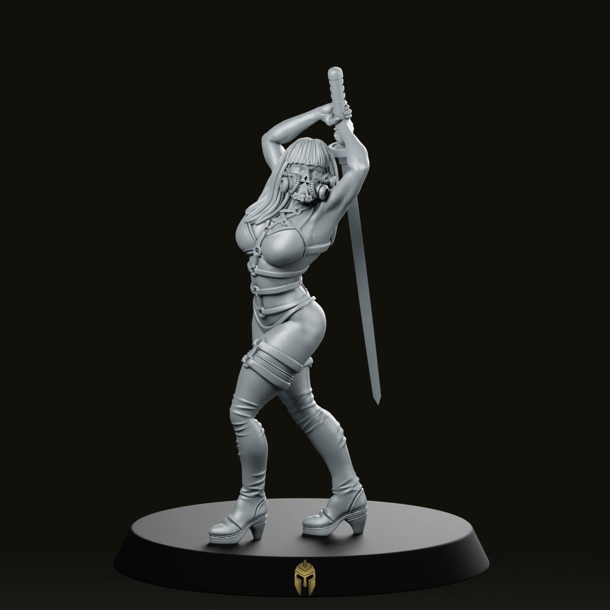 Haleena Perez Death Stripper Miniature - We Print Miniatures -Papsikels Miniatures