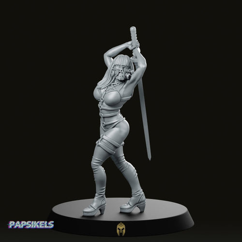 Haleena Perez Death Stripper Miniature - We Print Miniatures -Papsikels Miniatures