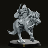 Halfling Armoured Captain Miniature - We Print Miniatures -Across The Realms