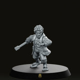 Halfling Strongman 1 Miniature - We Print Miniatures -Across The Realms