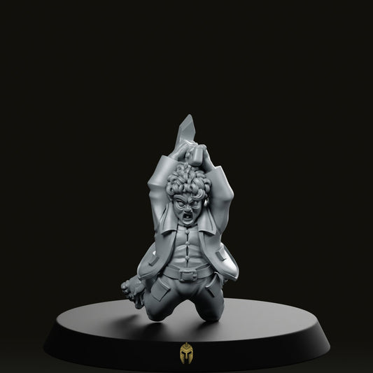 Halfling Strongman 4 Miniature - We Print Miniatures -Across The Realms