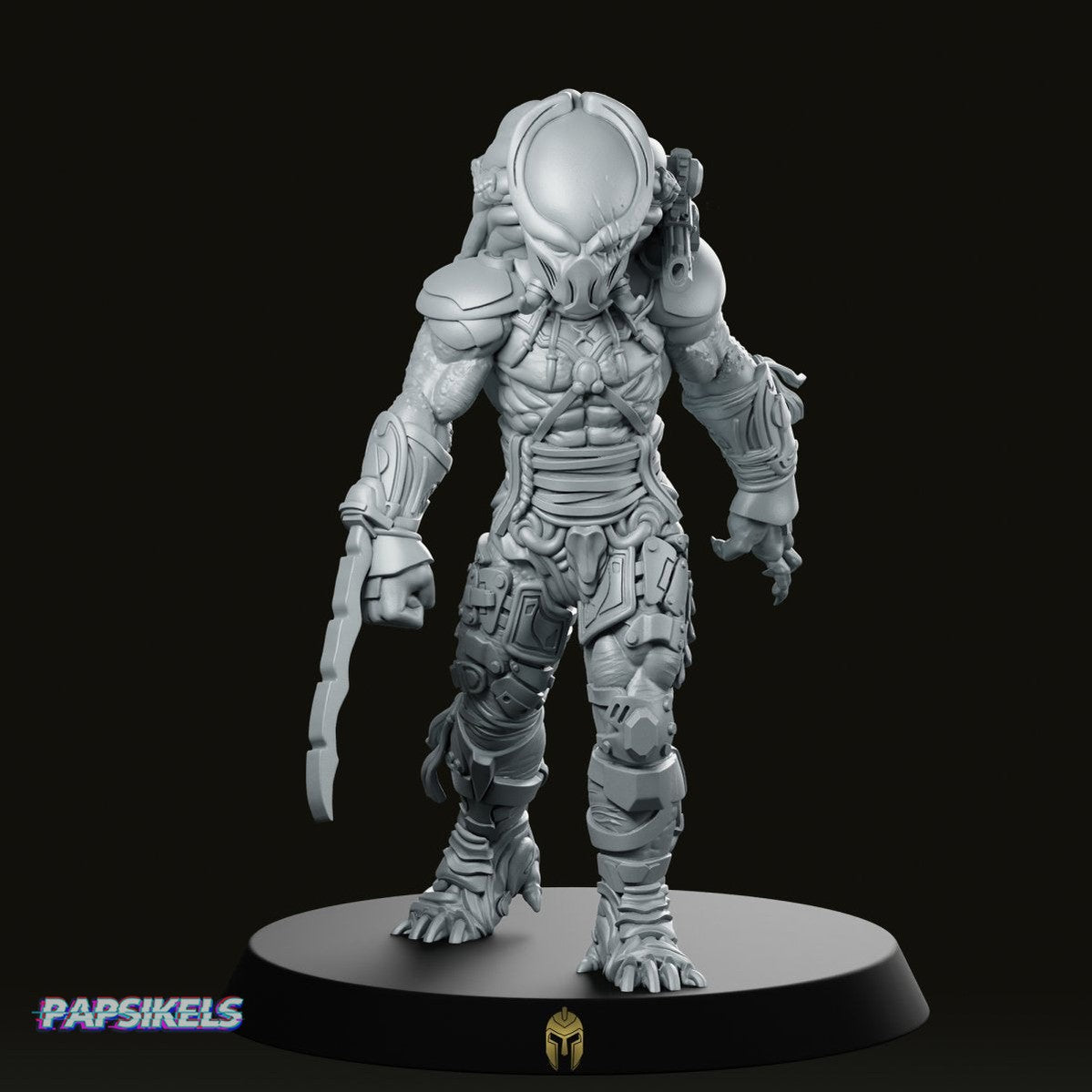 Handler Skull Hunter Miniature - We Print Miniatures -Papsikels Miniatures