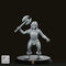 Hero Female Goblin Axe Miniature - We Print Miniatures -RN Estudio
