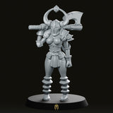 Hero Quest Female Chaos 3 Helmet Miniature - We Print Miniatures -RN Estudio