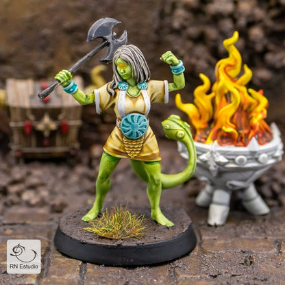 Hero Quest Female Fimir 1 Miniature - We Print Miniatures -RN Estudio