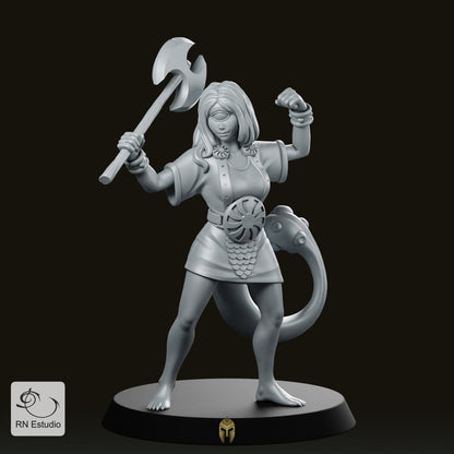 Hero Quest Female Fimir 1 Miniature - We Print Miniatures -RN Estudio