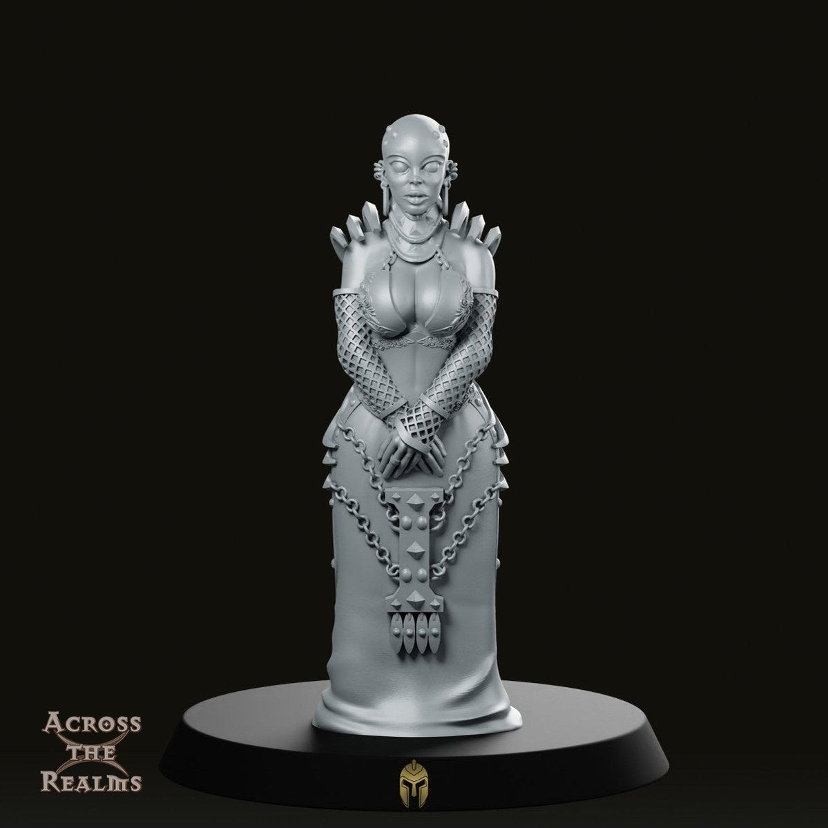 Hive Maiden Curator Female miniature - We Print Miniatures -Across The Realms