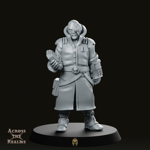 Hiver Bureaucrat Male miniature - We Print Miniatures -Across The Realms