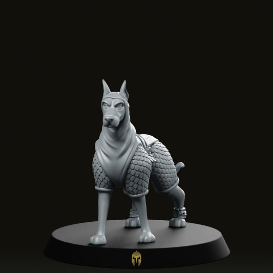 Hound Dober Guard A Pet Miniature - We Print Miniatures -CastNPlay