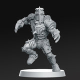 Human Blitzer 1 Miniature - We Print Miniatures -RN Estudio