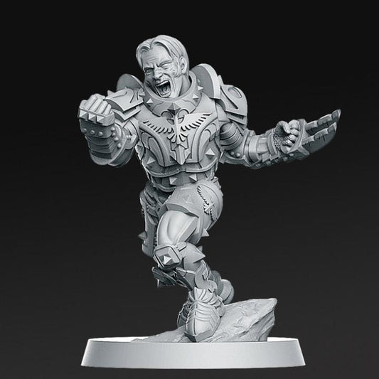 Human Blitzer 4 Miniature - We Print Miniatures -RN Estudio