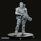 Human Colonial Marine Pvt Leon Hennesy Miniature - We Print Miniatures -Papsikels Miniatures