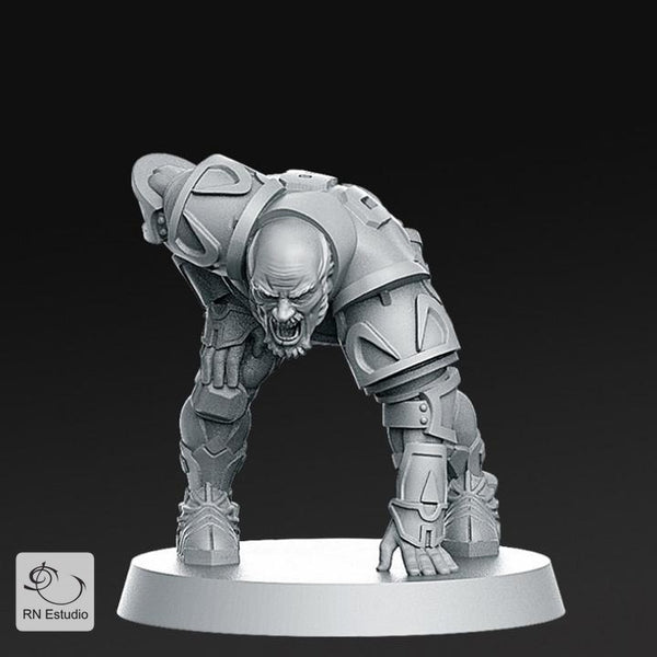 Human Lineman 6 Miniature - We Print Miniatures -RN Estudio