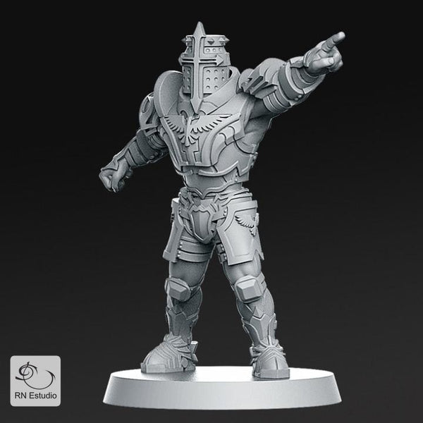 Human Lineman 7 Miniature - We Print Miniatures -RN Estudio