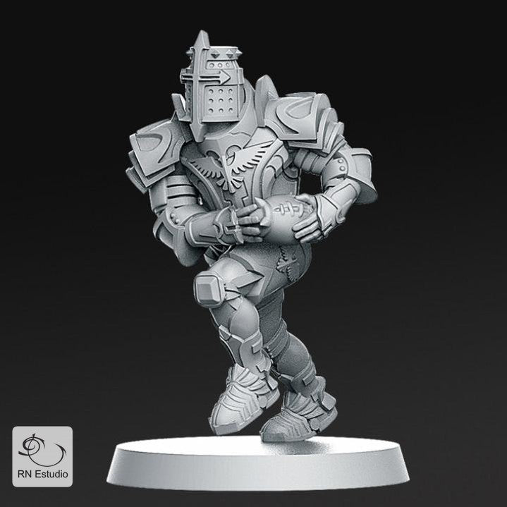 Human Runner Miniature Armoured Football Blitz Ball