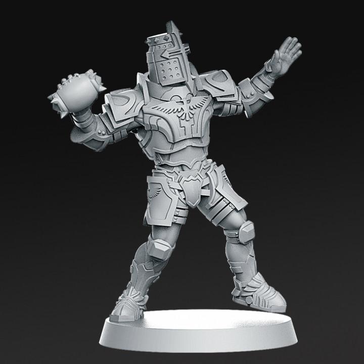 Human Thrower Miniature - We Print Miniatures -RN Estudio