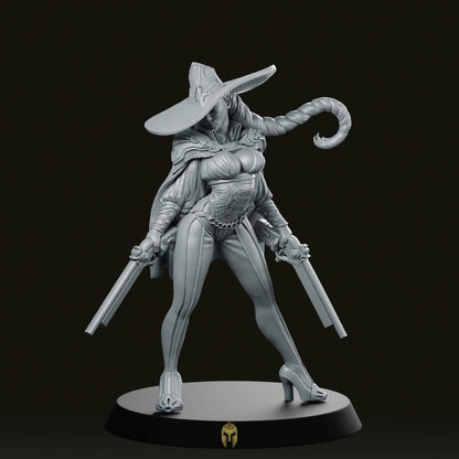Inna Witch Hunter Miniature - We Print Miniatures -RN Estudio