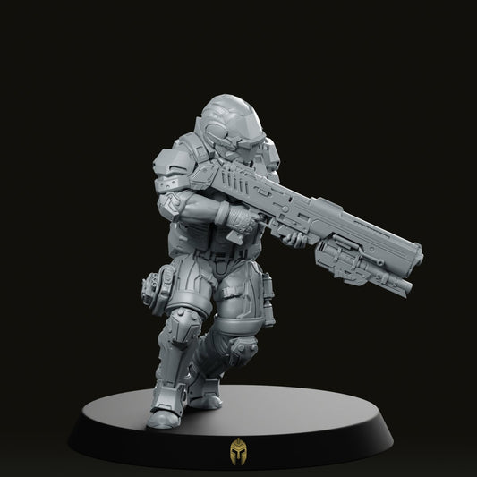 Jamerson Hagner Elite Mercenary Miniature - We Print Miniatures -Papsikels Miniatures