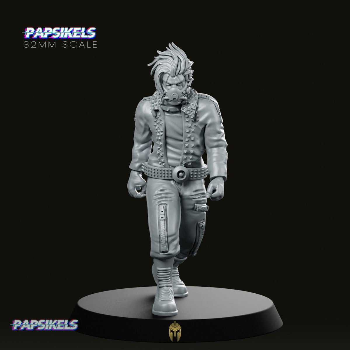 Jerard Anderson CyberPunk Miniature - We Print Miniatures -Papsikels Miniatures