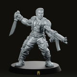 Jungle Hunter Barry Mcguffin Miniature - We Print Miniatures -Papsikels Miniatures