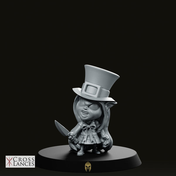 Karla Leprechaun Miniature - We Print Miniatures -Cross Lances