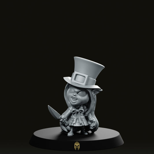 Karla Leprechaun Miniature - We Print Miniatures -Cross Lances