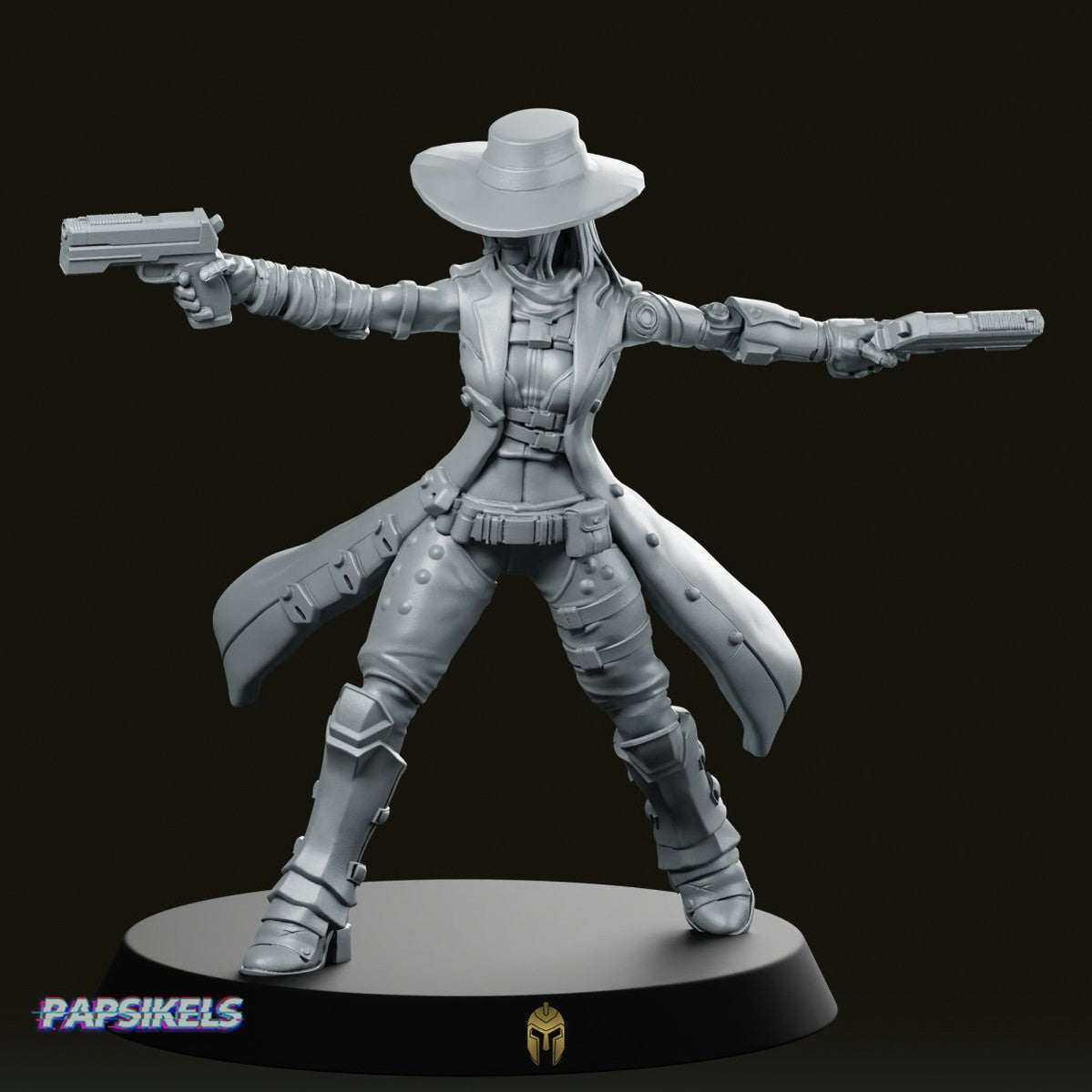 Kate Bane 3 Miniature - We Print Miniatures -Papsikels Miniatures
