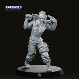 Kenoth Crazy Borderlands Vandal Miniature - We Print Miniatures -Papsikels Miniatures