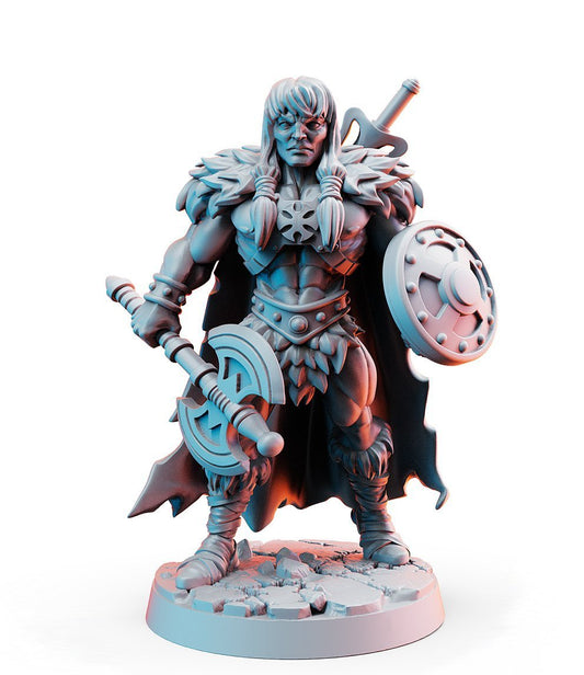 King Kull 80's Hero Miniature - We Print Miniatures